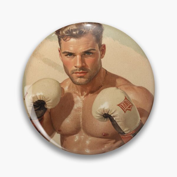Item preview, 1940s Vintage Boxer Tom of Finland Tribute Gay Pride Graphic Design designed and sold by ItsAKinkThing.