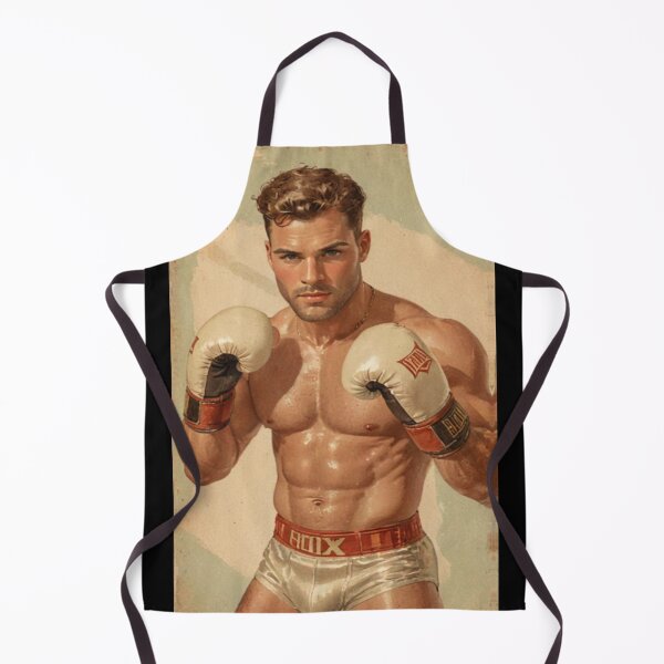 Item preview, 1940s Vintage Boxer Tom of Finland Tribute Gay Pride Graphic Design designed and sold by ItsAKinkThing.