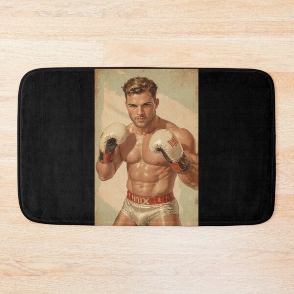 Item preview, 1940s Vintage Boxer Tom of Finland Tribute Gay Pride Graphic Design designed and sold by ItsAKinkThing.