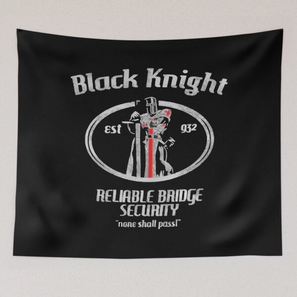 Item preview, Black Knight Est 932 Reliable Bridge Security None Shall Pass designed and sold by ThreadNovaCraze.