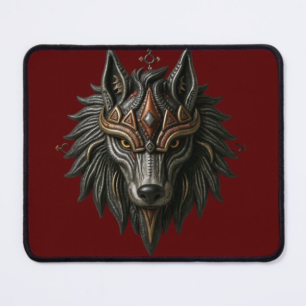 Item preview, Metallic Wolf Head decor, Ornate Werewolf Design, Fantasy Art, Werewolf Shirt, wolf SVG, Celtic Knot Wolf Art, Norse Mythology Animal Print designed and sold by TheGaliyaStudio.