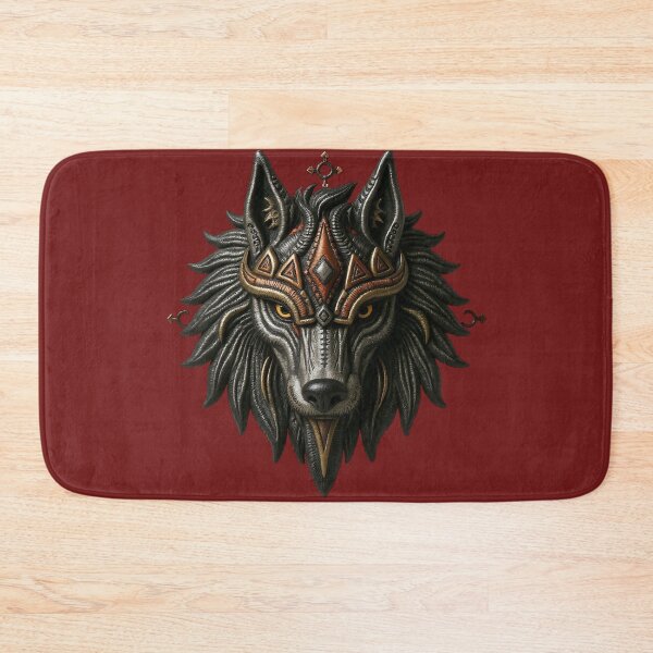 Item preview, Metallic Wolf Head decor, Ornate Werewolf Design, Fantasy Art, Werewolf Shirt, wolf SVG, Celtic Knot Wolf Art, Norse Mythology Animal Print designed and sold by TheGaliyaStudio.