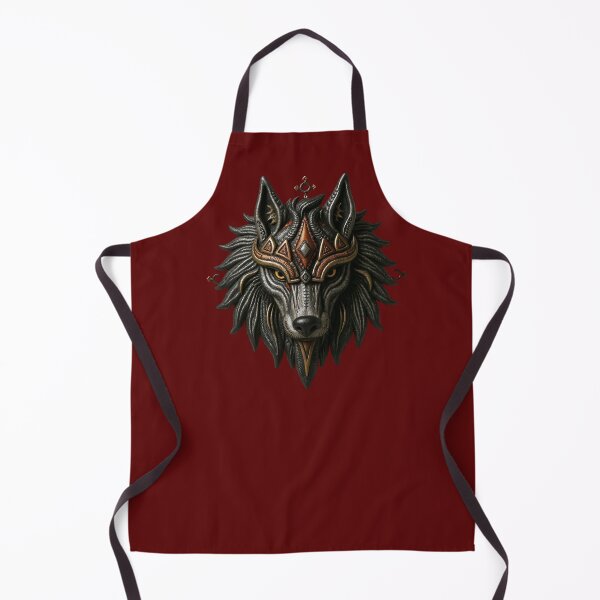 Item preview, Metallic Wolf Head decor, Ornate Werewolf Design, Fantasy Art, Werewolf Shirt, wolf SVG, Celtic Knot Wolf Art, Norse Mythology Animal Print designed and sold by TheGaliyaStudio.
