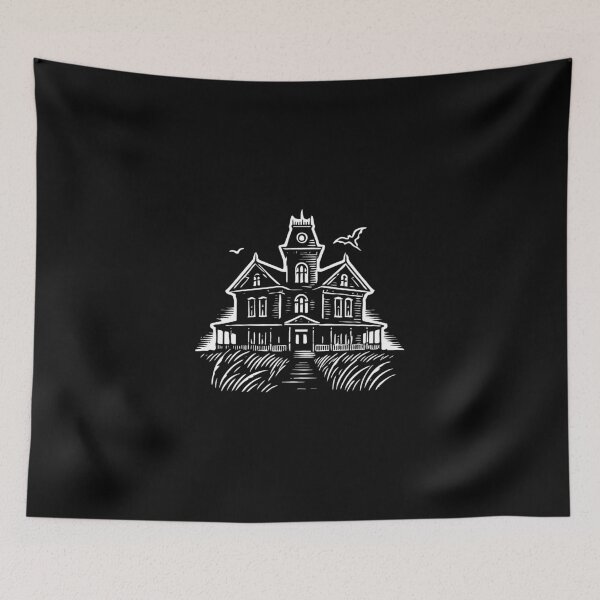 Item preview, Spooky Haunted House – Halloween Design designed and sold by RetroMaritalArt.