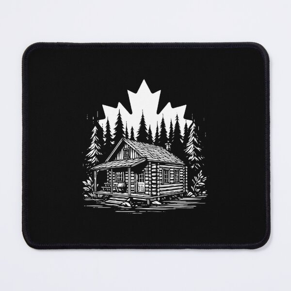 Item preview, Canada Log Cabin Forest – Pure Nature Design designed and sold by RetroMaritalArt.