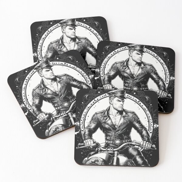 Item preview, Tom of Finland Tribute Hunk Leather Biker Daddy Berlin German Pride Graphic Design designed and sold by ItsAKinkThing.