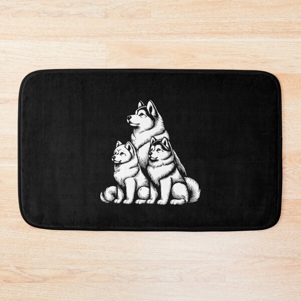 Item preview, Cute sled dog design – winter friends designed and sold by RetroMaritalArt.