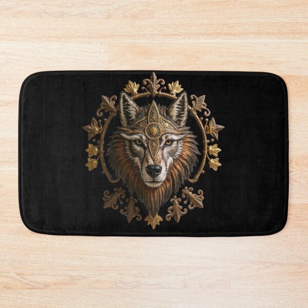 Item preview, Gothic Wolf Head decor, Ornate Werewolf Design, Fantasy Art, Werewolf Shirt, wolf SVG, Celtic Knot Wolf Art, Norse Mythology Animal Print designed and sold by TheGaliyaStudio.