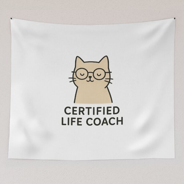 Item preview, Cat Therapist Funny Gifts For Cat Lovers designed and sold by LookARTIST.