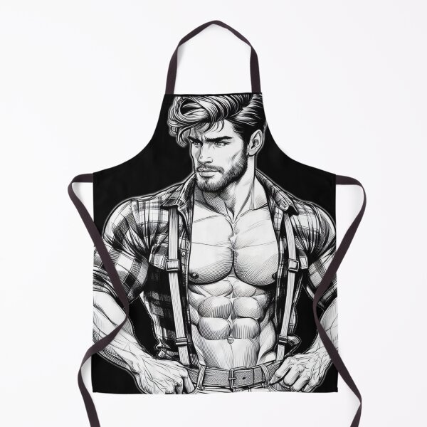 Item preview, Gay Lumberjack Muscle Hunk LGBTQ Gay Pride Color-In Graphic Design designed and sold by ItsAKinkThing.
