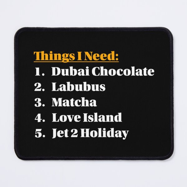 Item preview, Things I Need designed and sold by SuperfacesShop.