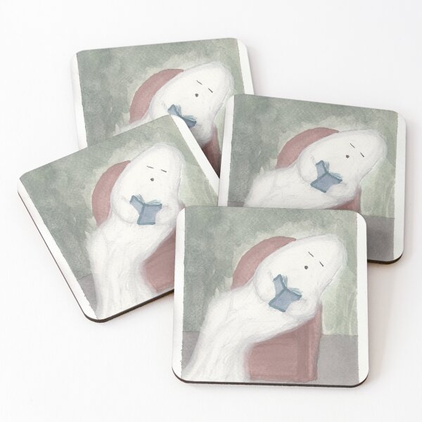 Item preview, "Reading" Ghost designed and sold by ArtisticallyIris.