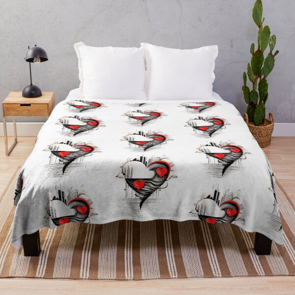 Item preview, City Love Storm - Modern Heart Tornado Art designed and sold by PixelPenstore.