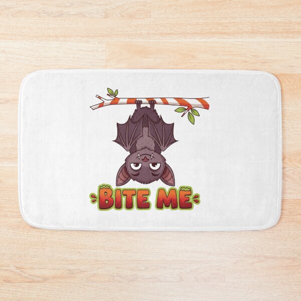 Item preview, Bite Me – Cute Bat Pun Design designed and sold by Rank Sol.