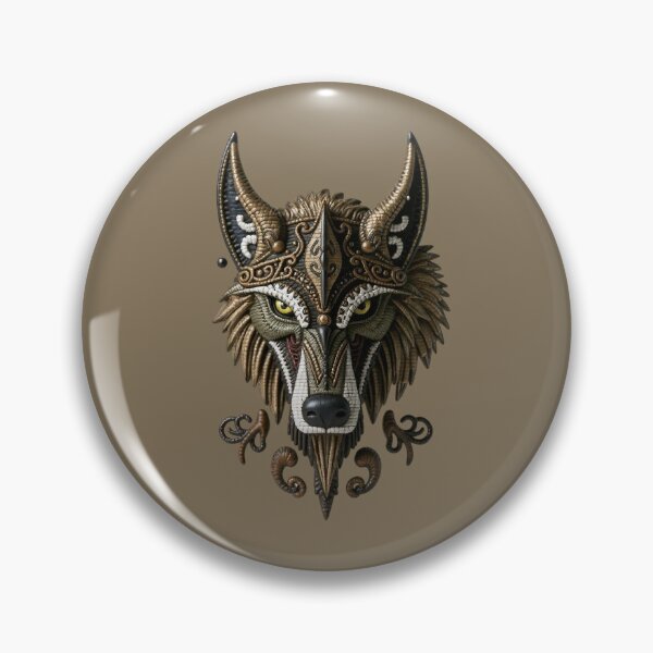 Item preview, Wolf decor, Ornate Werewolf Design, Fantasy Art, Werewolf Shirt, wolf SVG, Celtic Knot Wolf Art, Norse Mythology Animal Print, Royal wolf print  designed and sold by TheGaliyaStudio.