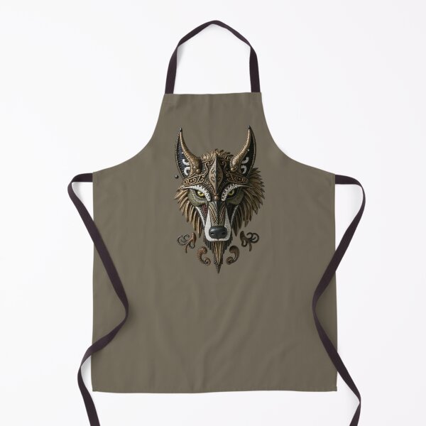 Item preview, Wolf decor, Ornate Werewolf Design, Fantasy Art, Werewolf Shirt, wolf SVG, Celtic Knot Wolf Art, Norse Mythology Animal Print, Royal wolf print designed and sold by TheGaliyaStudio.