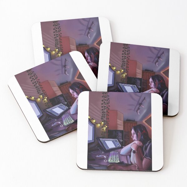 Item preview, desk nights designed and sold by julies.illustrations.
