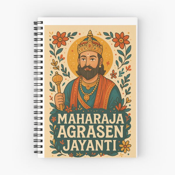 Item preview, Maharaja Agrasen Jayanti – Royal Staff and Crown India designed and sold by Places On Earth.