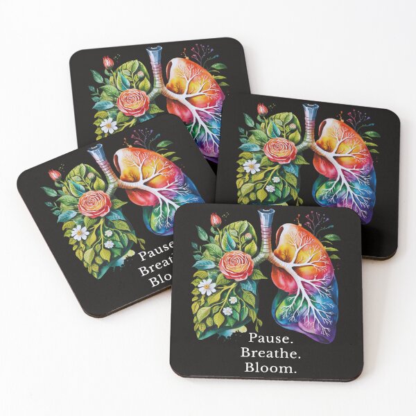 Item preview, Floral Lungs Pause Breathe Bloom designed and sold by MystPrint.
