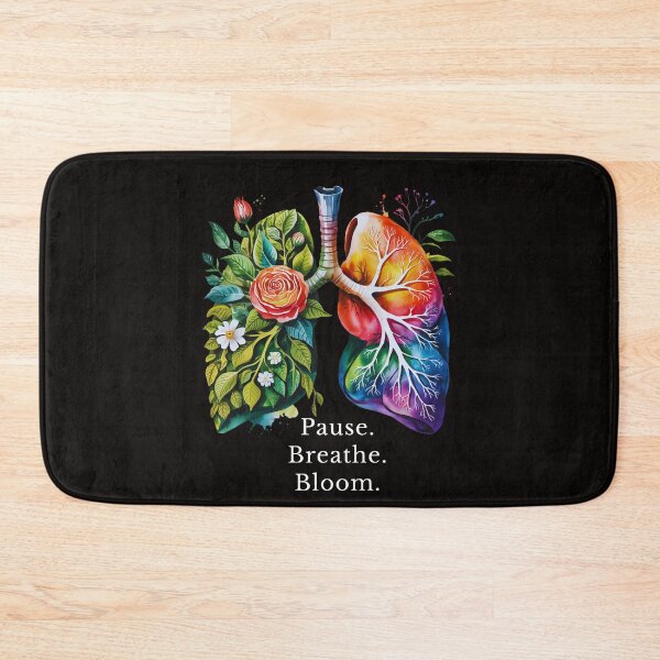 Item preview, Floral Lungs Pause Breathe Bloom designed and sold by MystPrint.