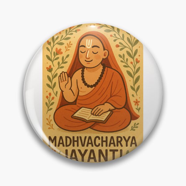 Item preview,  Seated Madhvacharya Udupi Karnataka designed and sold by Places On Earth.