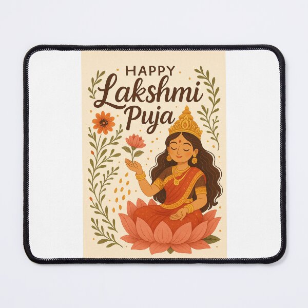 Item preview,  Goddess Lakshmi Puja Blessings Bengal designed and sold by Places On Earth.