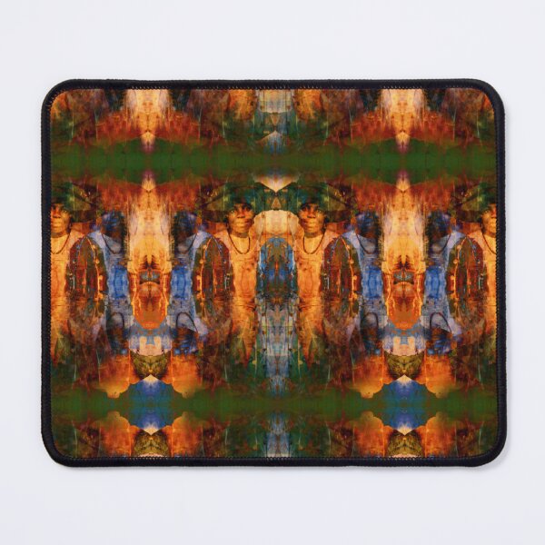 Item preview, Trippy Pattern: Wide-Brimmed Hat Lady designed and sold by Dusty Thorne.