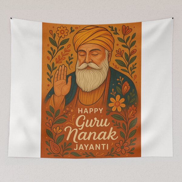 Item preview,  Guru Nanak Jayanti Punjab Celebration Art designed and sold by Places On Earth.