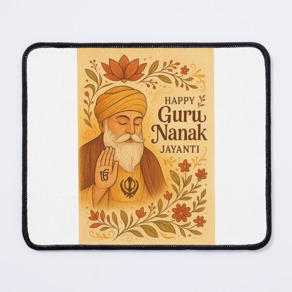 Item preview, Guru Nanak Jayanti – Khanda and Ik Onkar Symbols  designed and sold by Places On Earth.