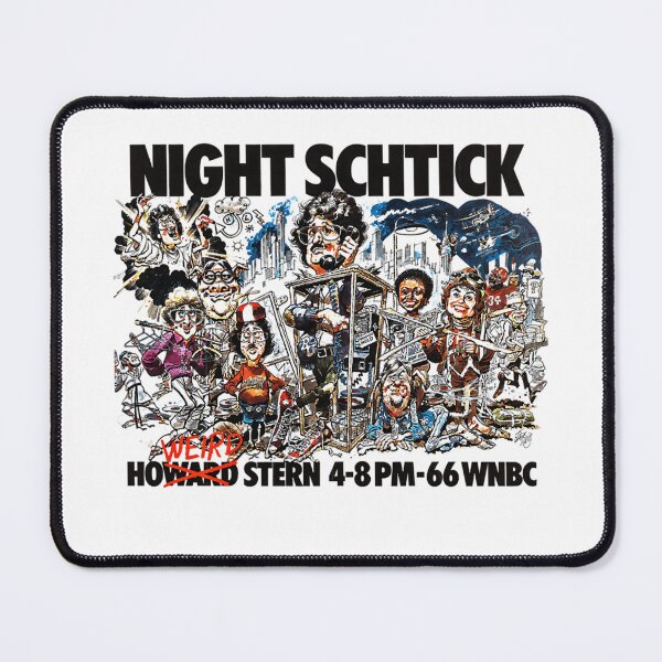 Item preview, Night Schtick Howard Stern WNBC Parody Art designed and sold by shem233.