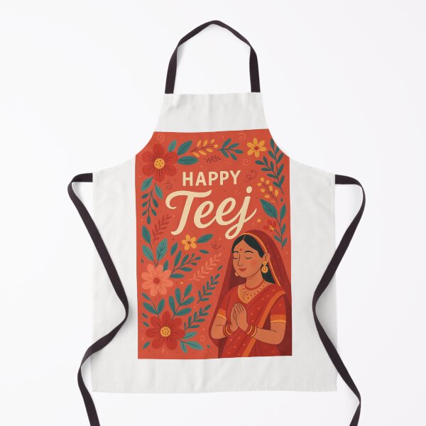 Item preview, Teej Festival – Woman in Red Praying Nepal designed and sold by Places On Earth.