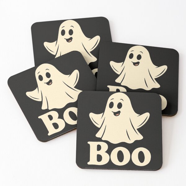 Item preview, Playful Ghost with Boo Text designed and sold by HeartloomStudio.