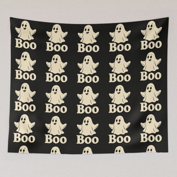 Item preview, Playful Ghost with Boo Text designed and sold by HeartloomStudio.