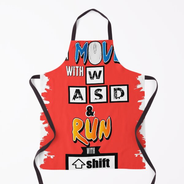 Item preview, I MOVE WITH WASD (RED VERSION) designed and sold by geekmachine.