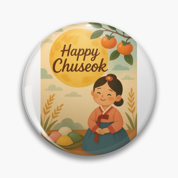 Item preview, Happy Chuseok Korean Harvest Festival designed and sold by Places On Earth.