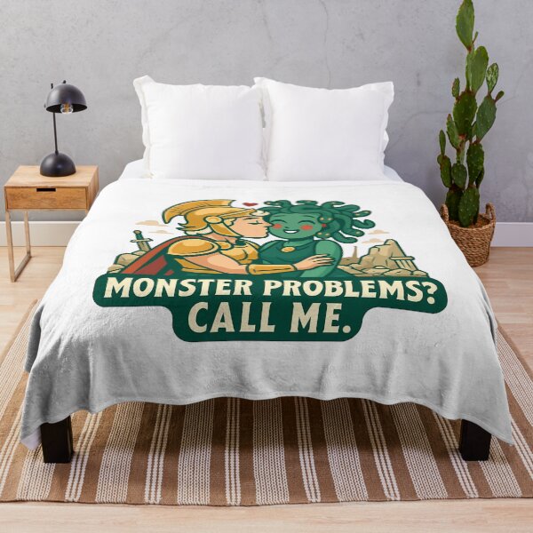 Item preview, Monster Problems? Call Me. - Perseus & Medusa designed and sold by Cheerioza.