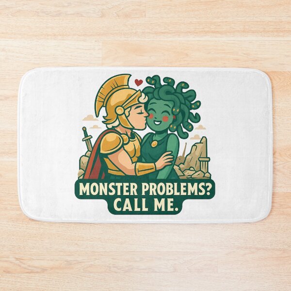 Item preview, Monster Problems? Call Me. - Perseus & Medusa designed and sold by Cheerioza.
