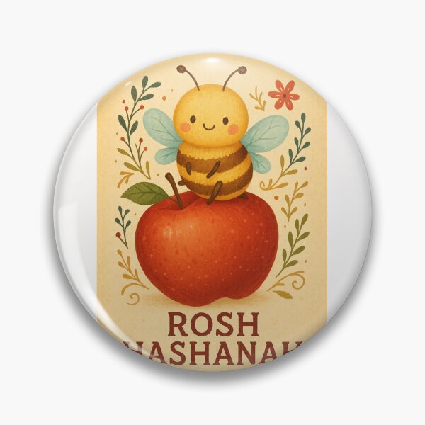 Item preview,  Rosh Hashanah Apple and Honey Greeting designed and sold by Places On Earth.