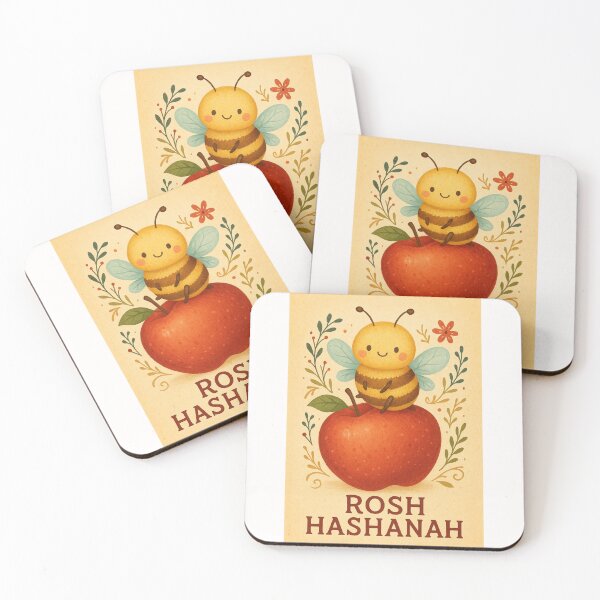 Item preview,  Rosh Hashanah Apple and Honey Greeting designed and sold by Places On Earth.