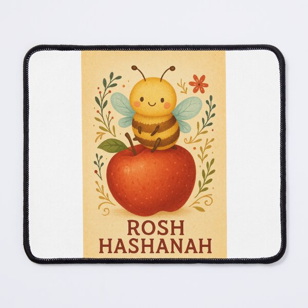 Item preview, Rosh Hashanah Apple and Honey Greeting designed and sold by Places On Earth.