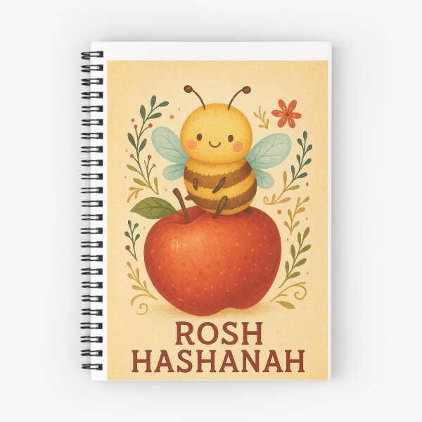 Item preview,  Rosh Hashanah Apple and Honey Greeting designed and sold by Places On Earth.