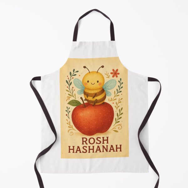 Item preview,  Rosh Hashanah Apple and Honey Greeting designed and sold by Places On Earth.