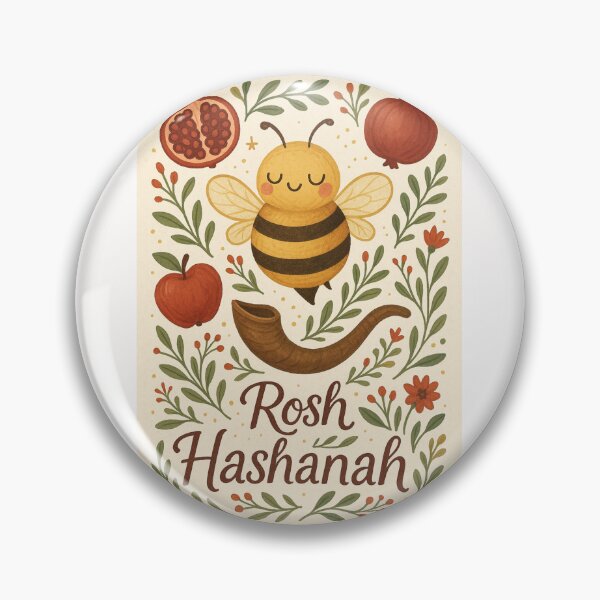 Item preview,  Rosh Hashanah Symbols Jewish New Year designed and sold by Places On Earth.
