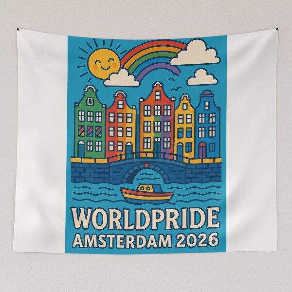 Item preview,  Amsterdam WorldPride 2026 Canal Parade Netherlands designed and sold by Places On Earth.