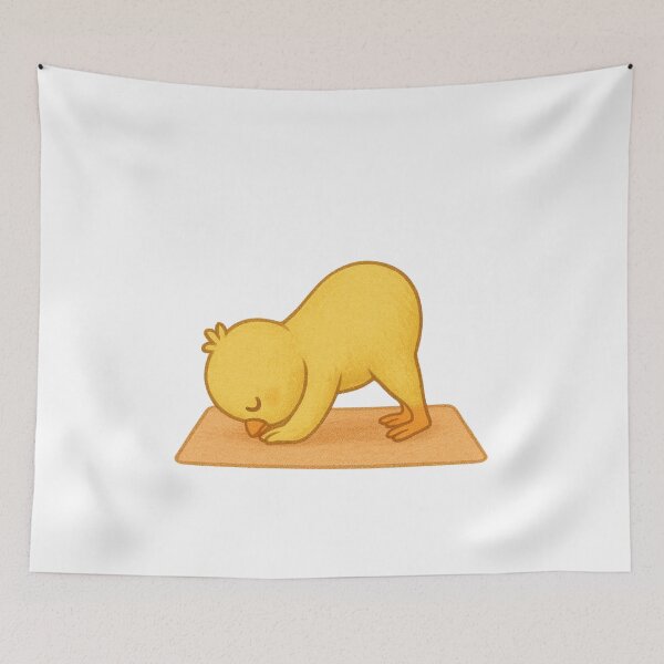 Item preview, Yoga Chick - dog pose designed and sold by Marisellaa.
