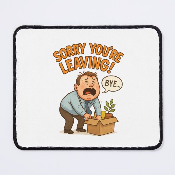 Item preview, Sorry You’re Leaving – Funny Sad Coworker Farewell Moment designed and sold by Aryabek.