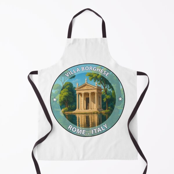 Item preview, Villa Borghese Rome Italy – Iconic Landmark Travel vacation destination souvenir art stamp designed and sold by inkNext.