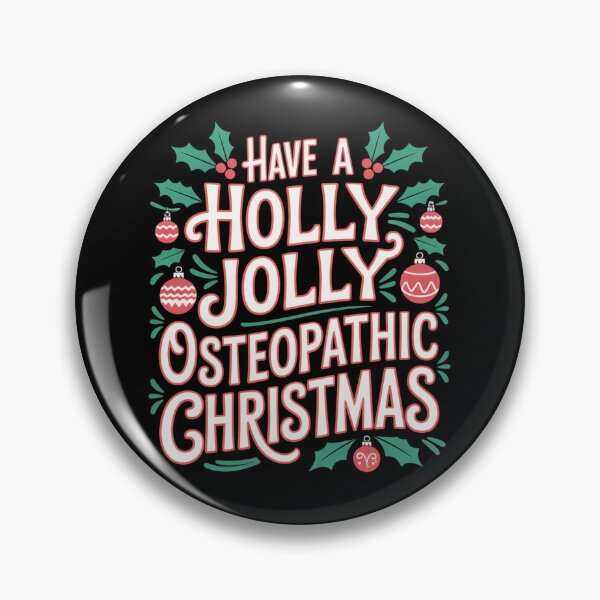 Item preview, Have a Holly Jolly Osteopathic Christmas – Funny Spine Holiday Design designed and sold by osteopath shop.