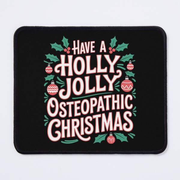 Item preview, Have a Holly Jolly Osteopathic Christmas – Funny Spine Holiday Design designed and sold by osteopath shop.