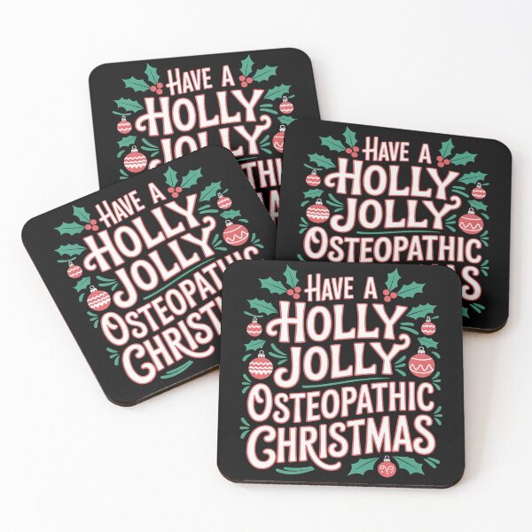 Item preview, Have a Holly Jolly Osteopathic Christmas – Funny Spine Holiday Design designed and sold by osteopath shop.